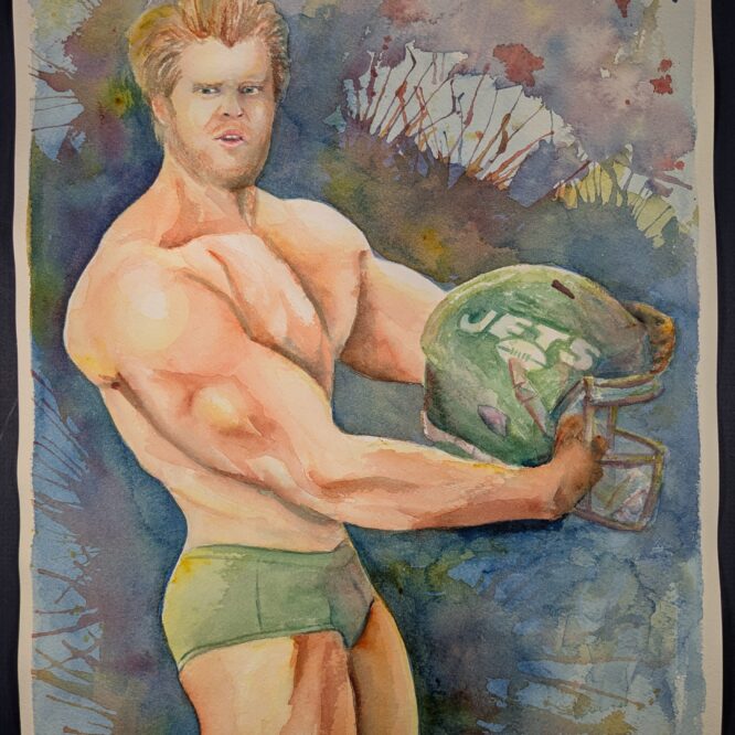 Darnold Schwarzenegger Wins the Mr. Jets Competition
