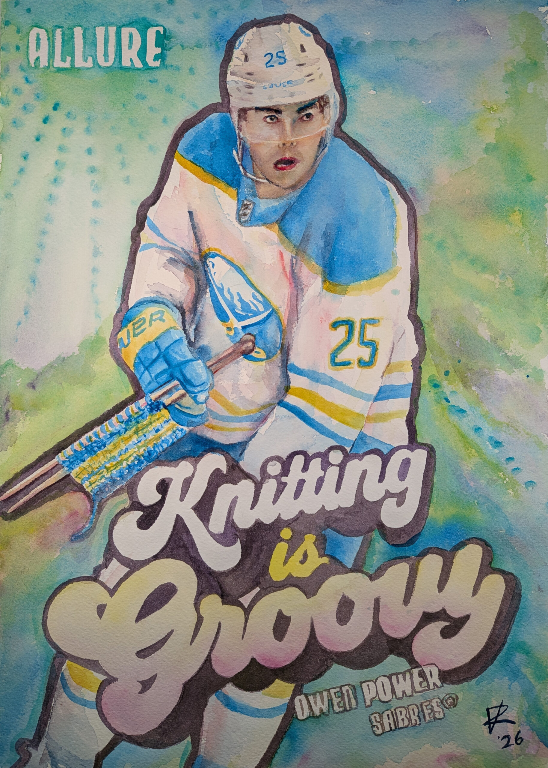 Upper Deck - Knitting is Groovy (Owen Power)